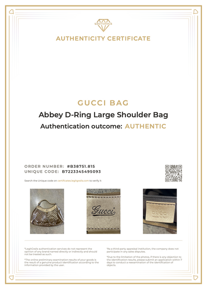 Gucci Abbey D-Ring Large Shoulder Bag