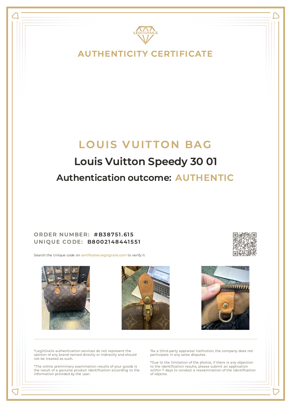 (PRE-ORDER) Louis Vuitton Speedy 30 01