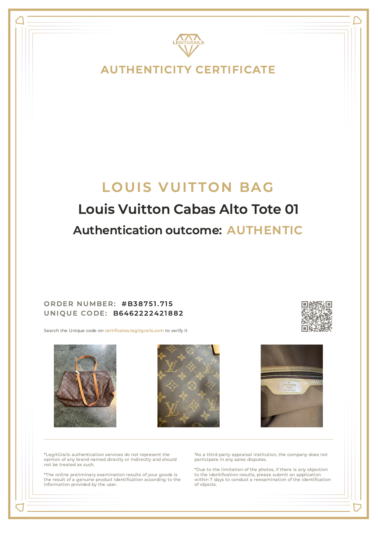 Louis Vuitton Cabas Alto Tote 01