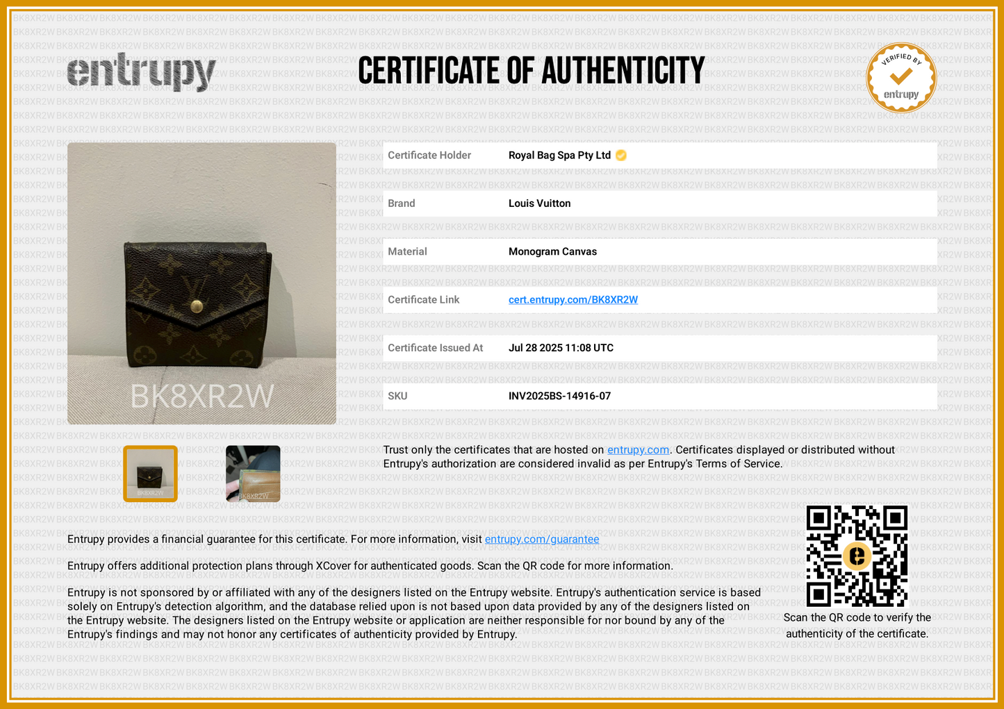 Louis Vuitton Elise Wallet