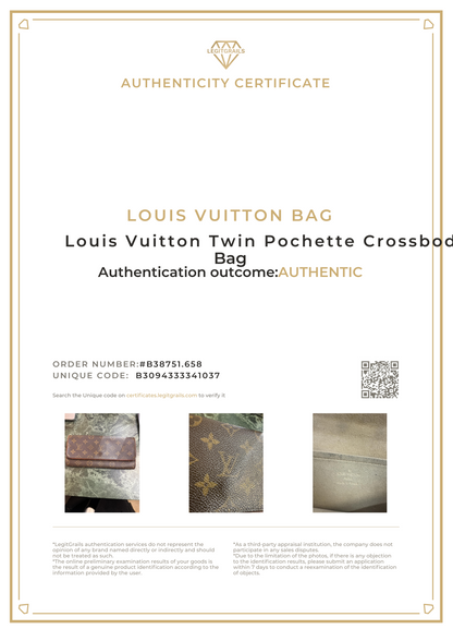 Louis Vuitton Twin Pochette Crossbody Bag