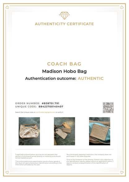 (PRE-ORDER) Coach Madison Hobo Bag