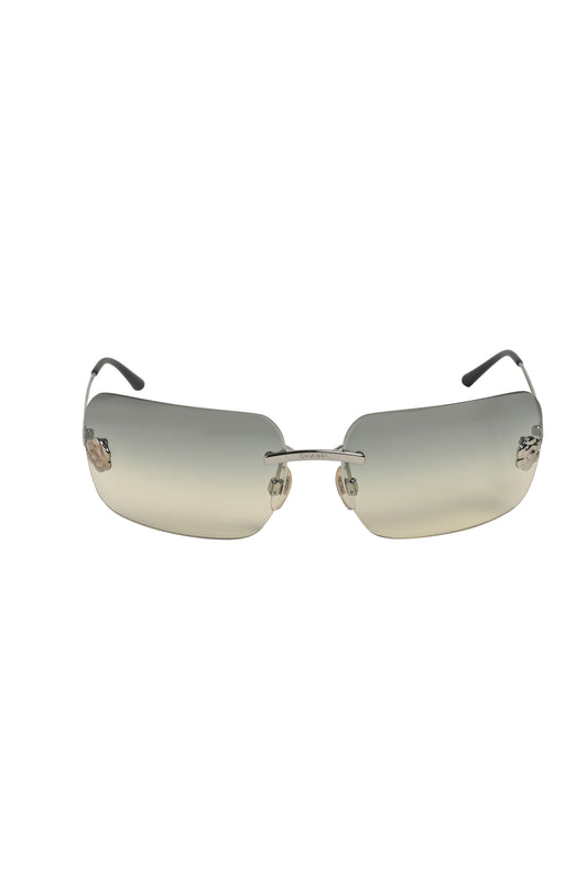 Chanel 4085 Rimless Camellia Flower Sunglasses