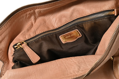 Miu Miu Vitello Leather Bag