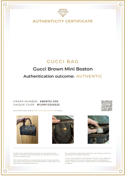 Gucci Boston Mini in Brown