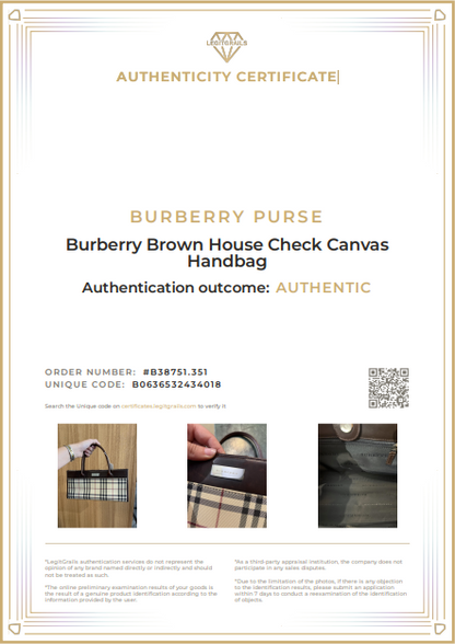 Burberry House Check Shoulder Bag