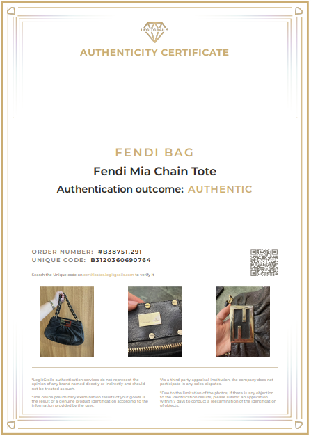 Fendi Mia Chain Tote