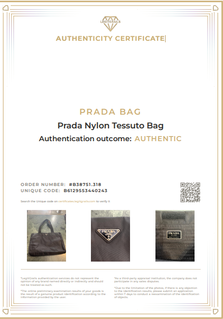 Prada Nylon Tessuto Bag