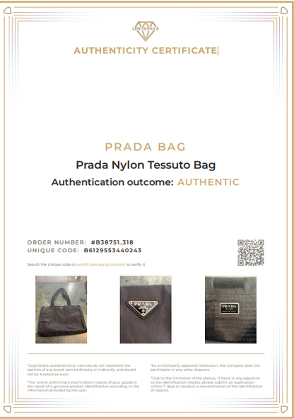 Prada Nylon Tessuto Bag