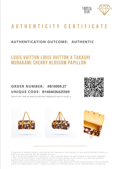 Louis Vuitton x Takashi Murakami Cherry Blossom Papillon