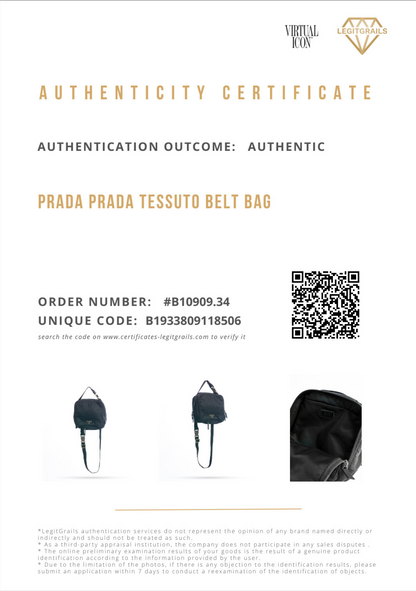 Prada Tessuto Belt Bag