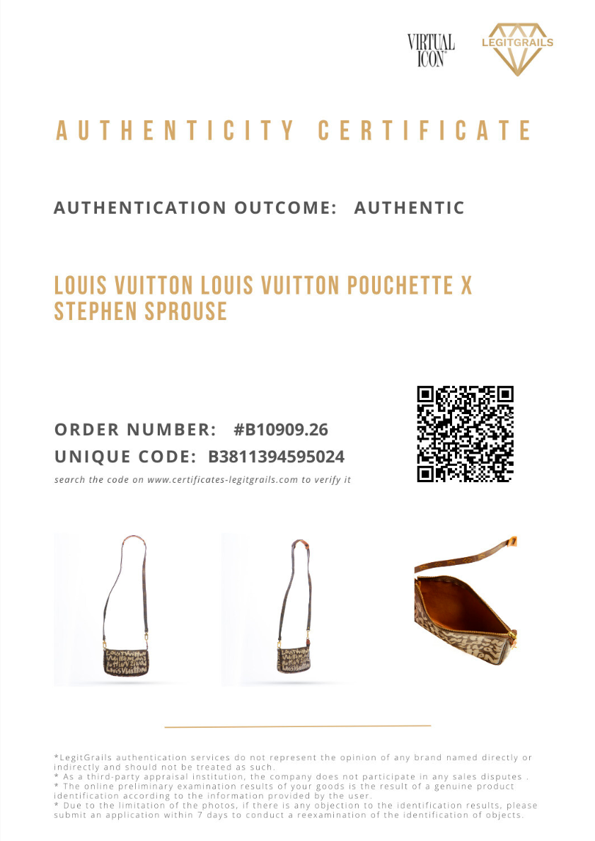 Louis Vuitton Pouchette x Stephen Sprouse
