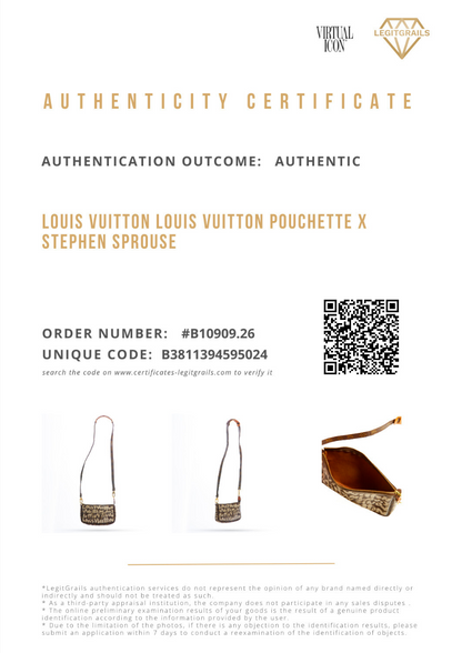 Louis Vuitton Pouchette x Stephen Sprouse