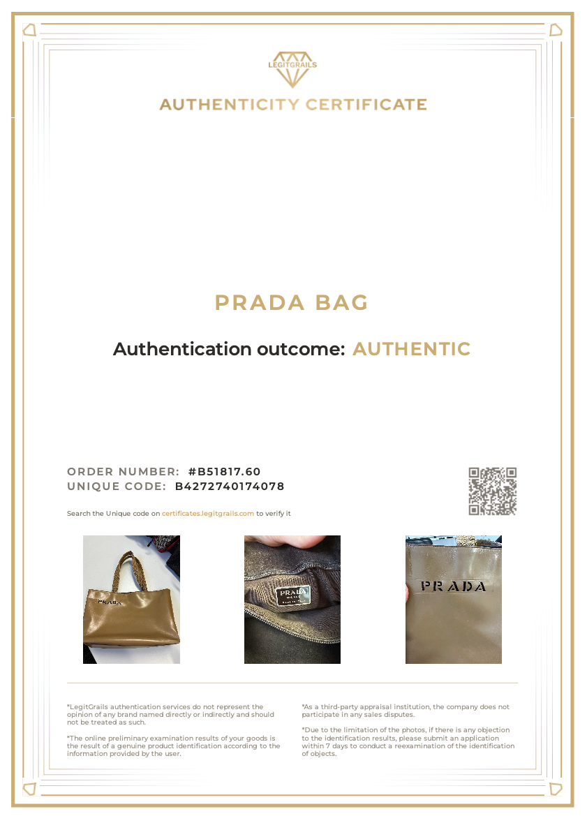 Prada Milano Logo Shoulder Bag