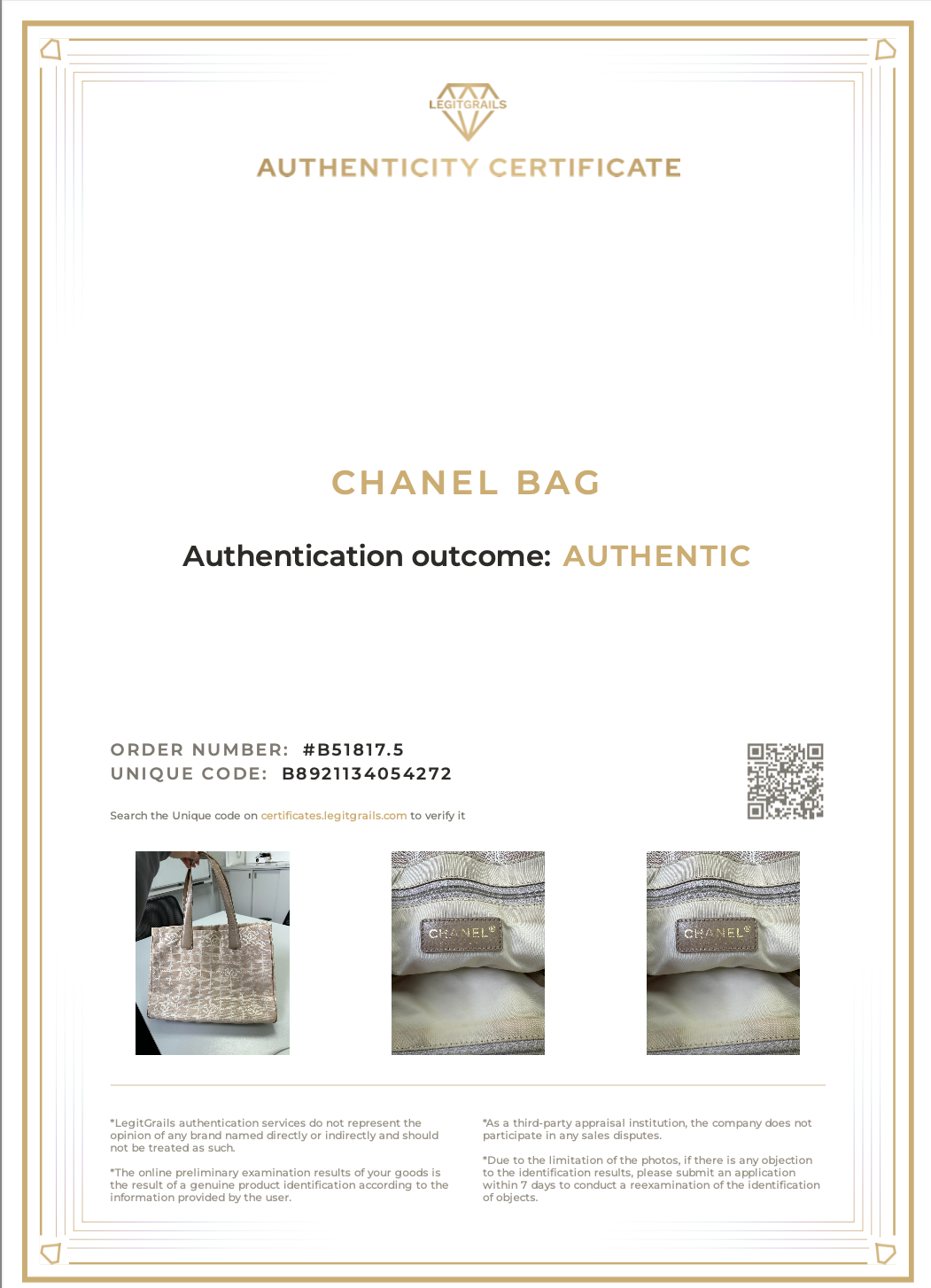 Chanel Travel Line Tote