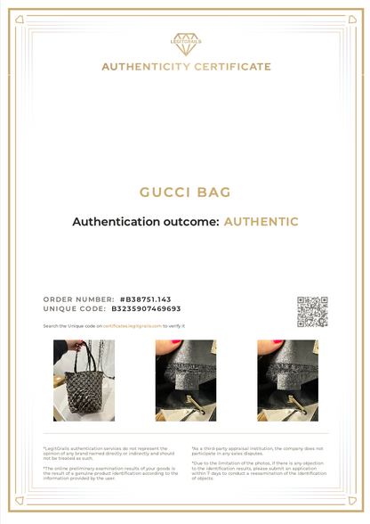 Gucci GG Canvas Tote Bag Beige and Black