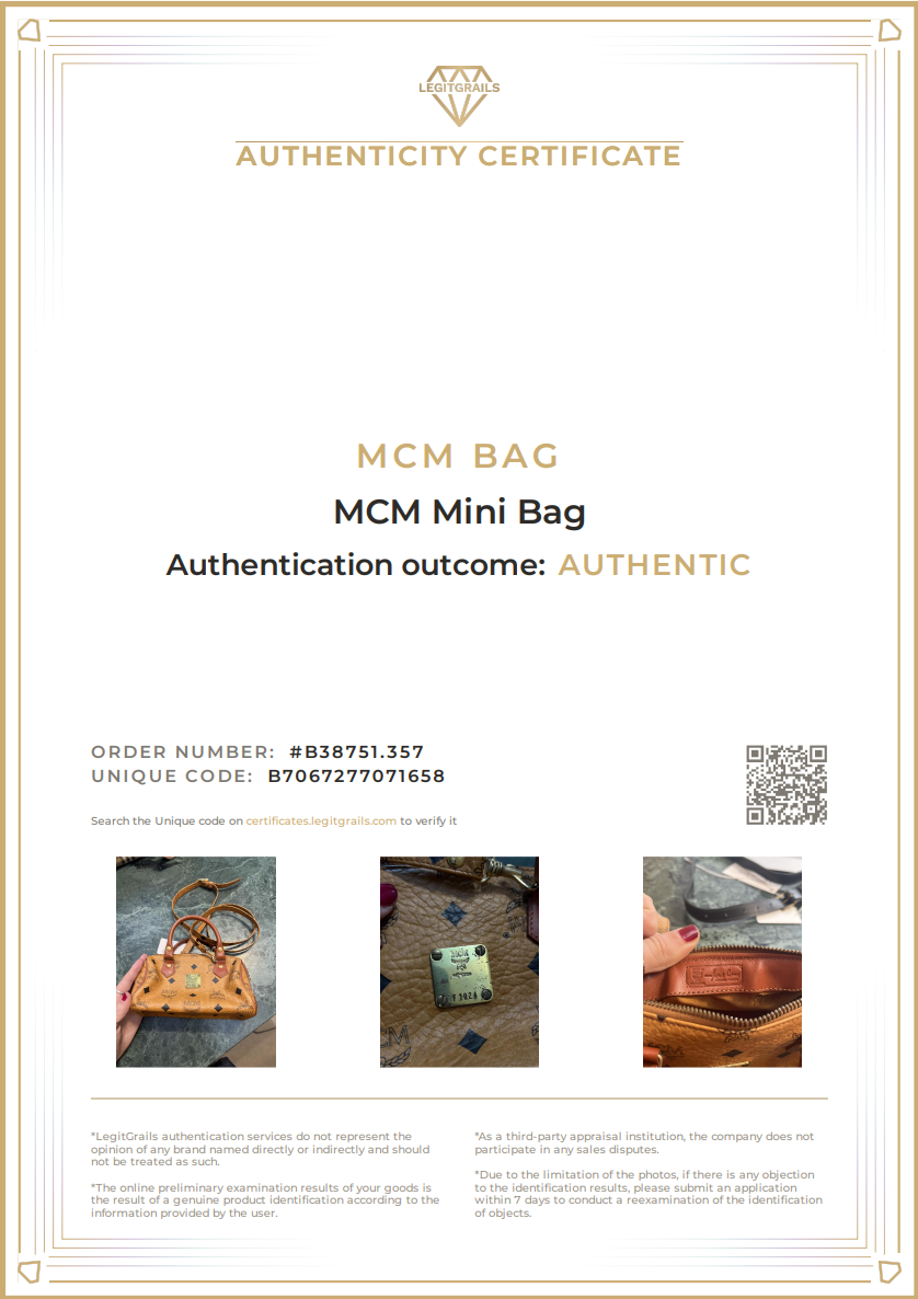 MCM Mini Bag with Shoulder Strap