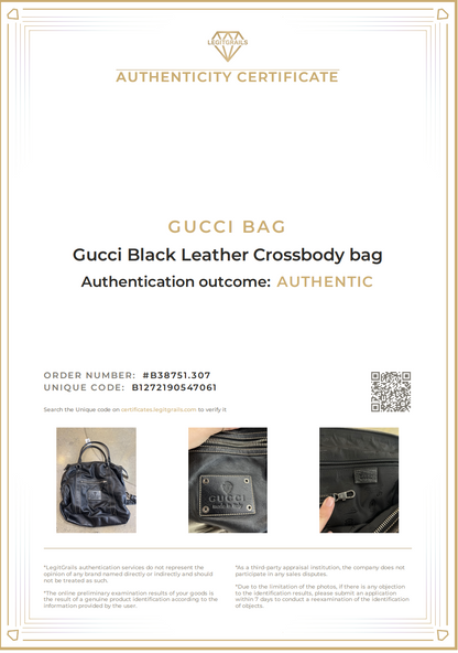 Gucci GG Leather Square Travel Bag