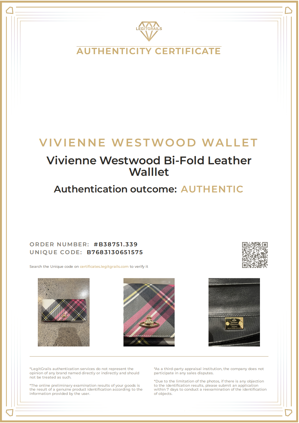 Vivienne Westwood Bi-Fold Wallet