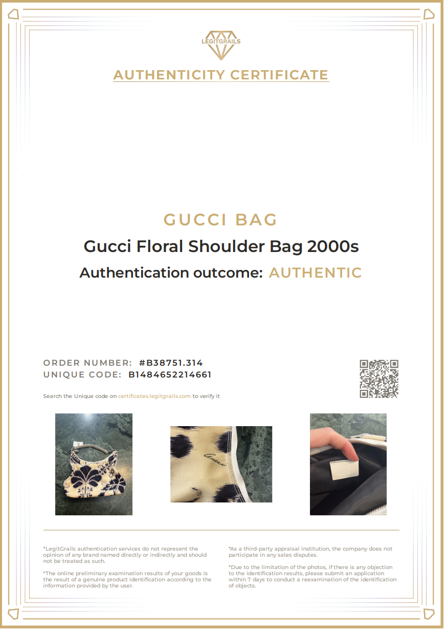 Gucci Floral Hobo Shoulder Bag