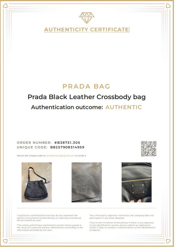 Prada Leather Crossbody Bag