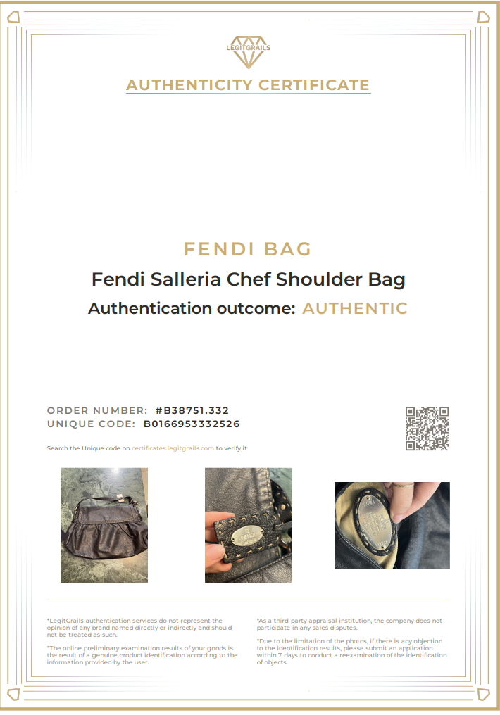 Fendi Salleria Chef Shoulder Bag