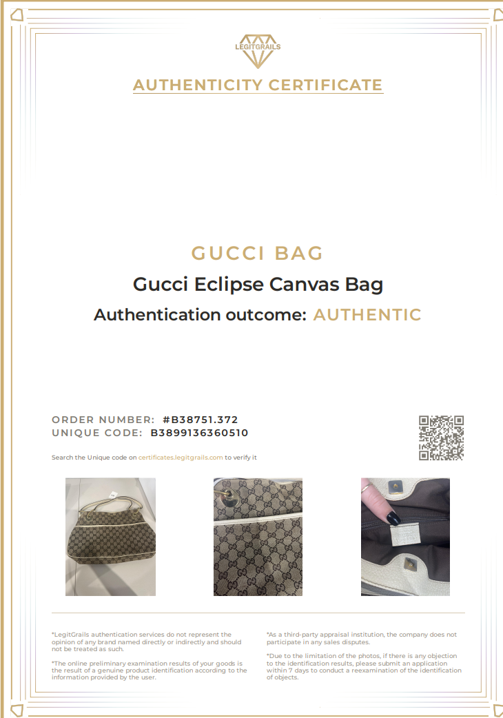 Gucci GG Eclipse Canvas Bag