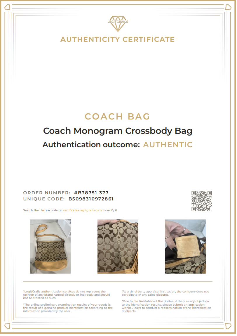 Coach Signature Crossbody Bag