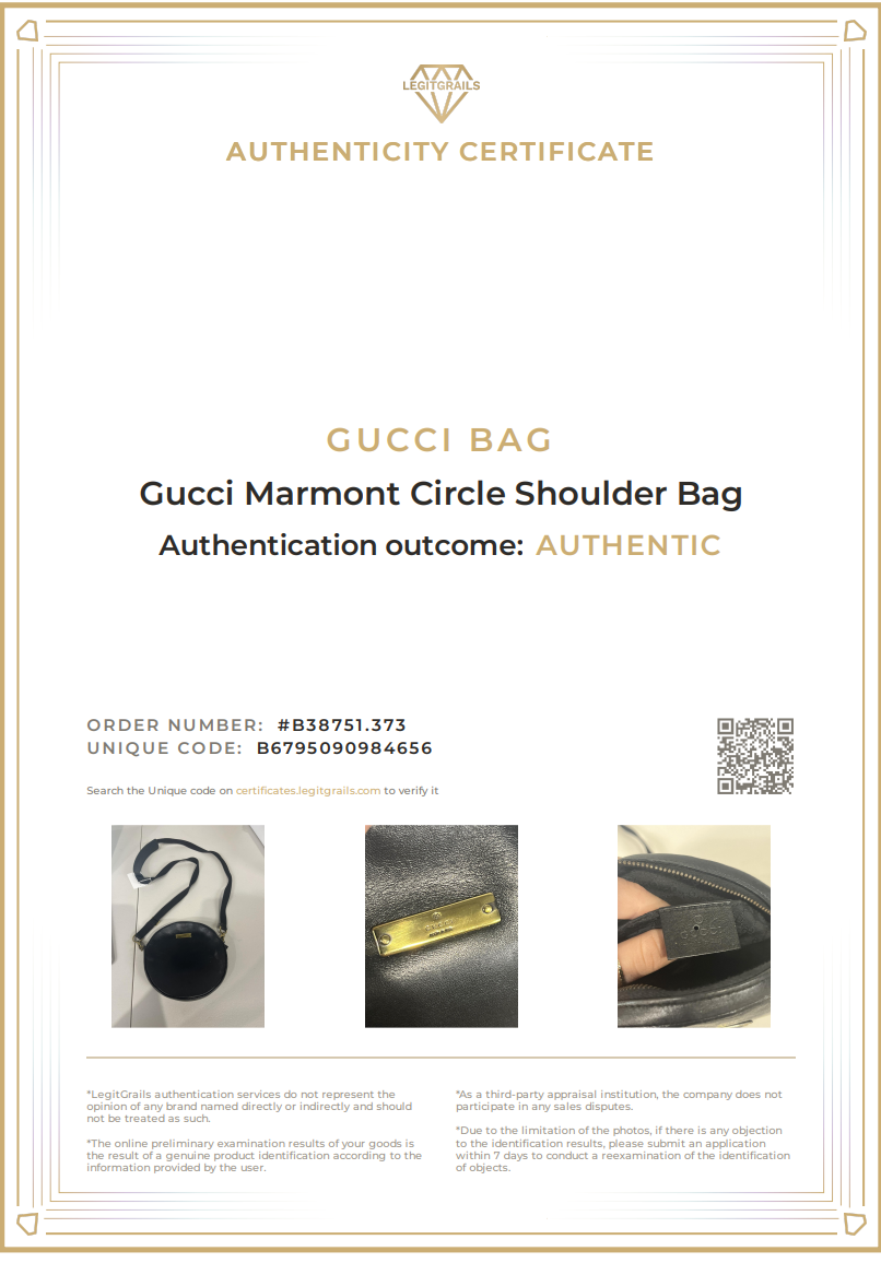 Gucci Marmont Circle Crossbody Bag