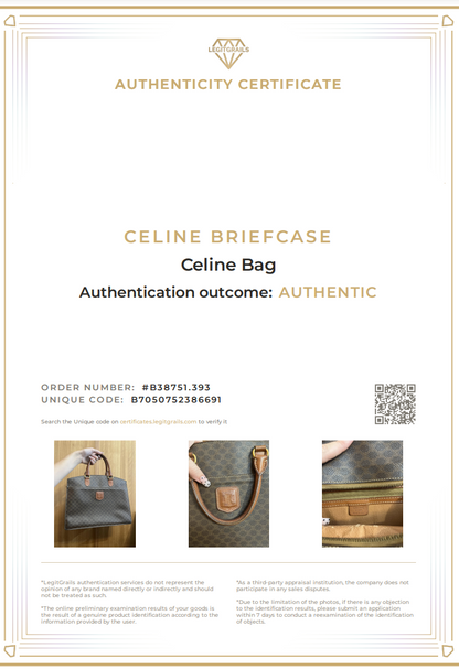Celine Macdam Brown Handbag