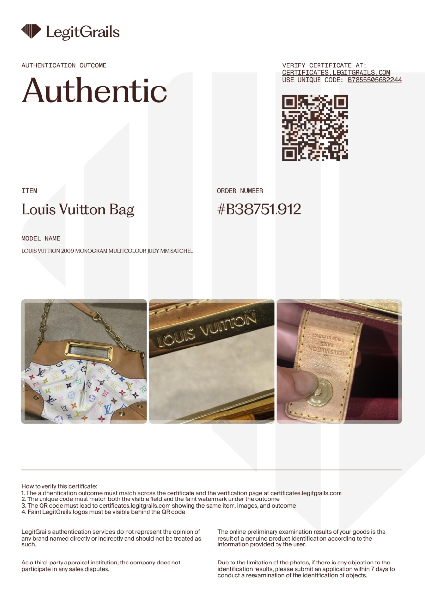 Louis Vuitton Judy MM Satchel