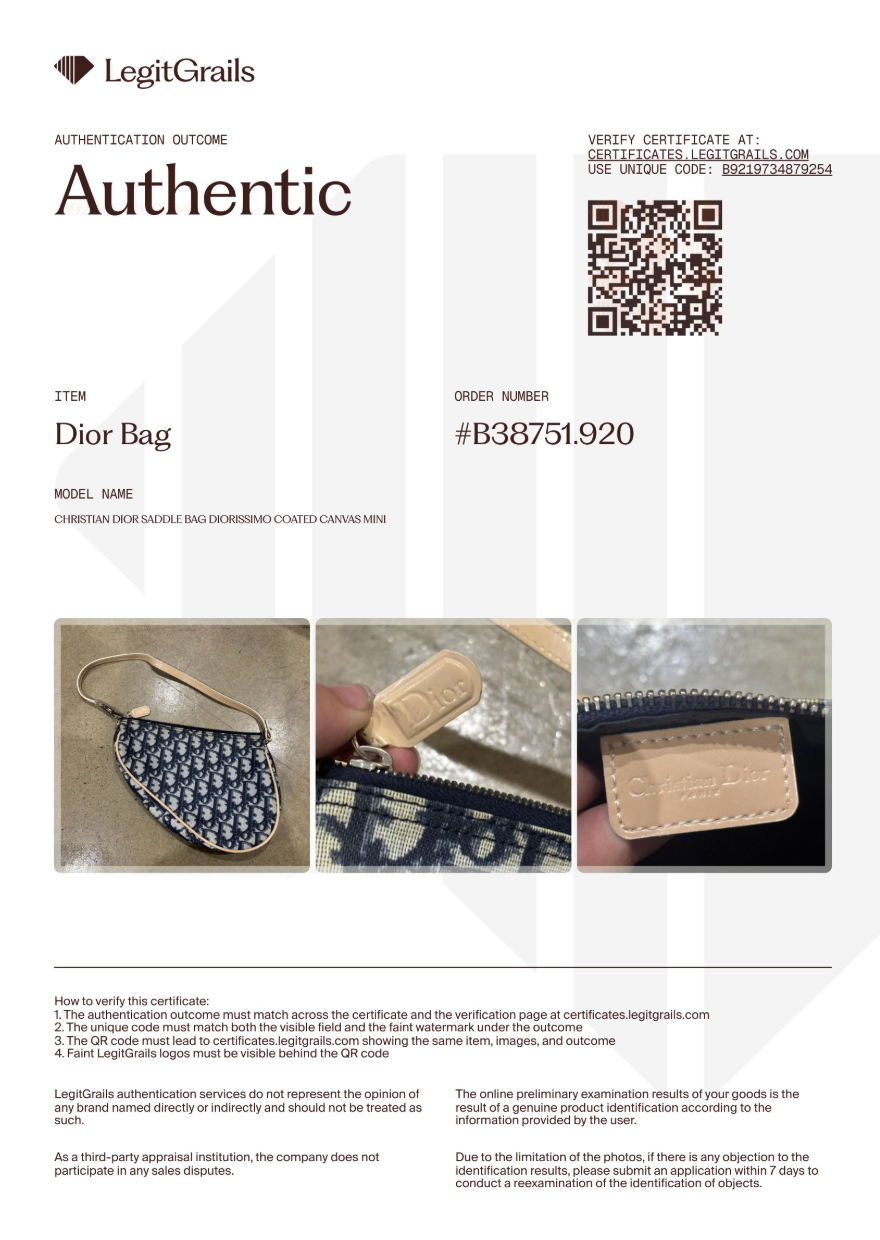 Dior Saddle Diorissimo Coated Canvas Mini