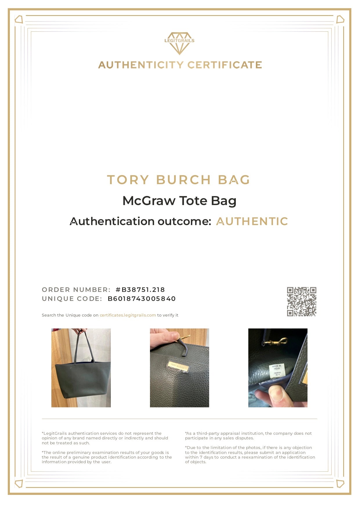 Tory Burch McGraw Tote Bag