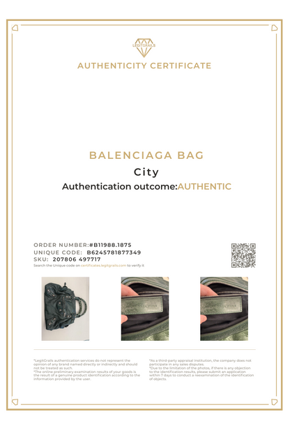 Balenciaga Forest Green Midday Bag