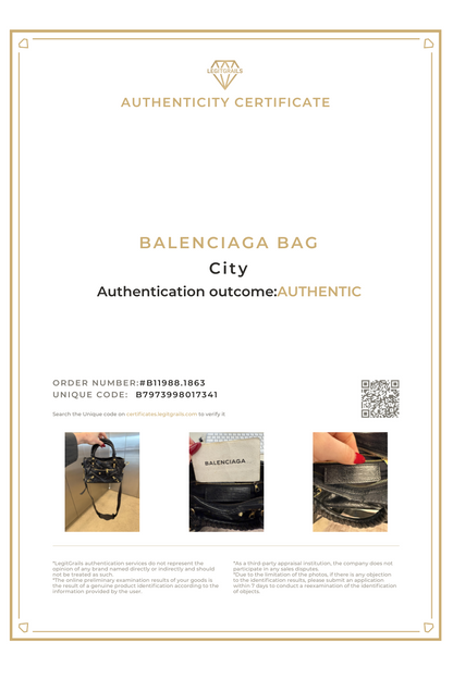 Balenciaga Black First Bag