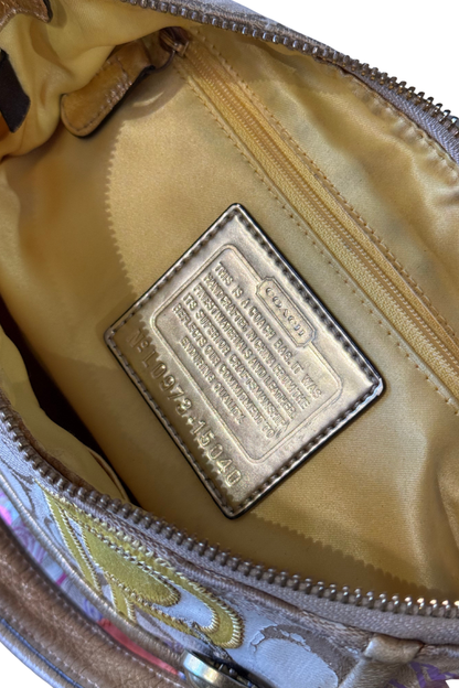 Coach Mini Poppy Groovy Graffiti Bag