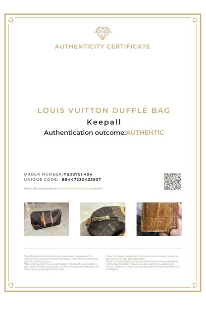 Louis Vuitton Keepall Monogram Bag 02