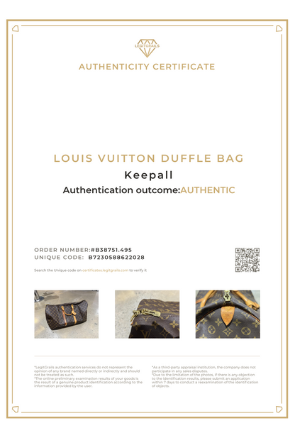 Louis Vuitton Keepall Monogram Bag 03