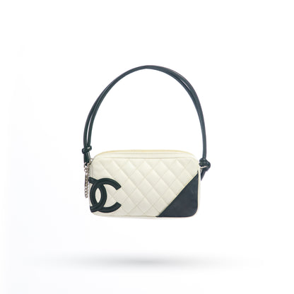 Chanel Black and White Cambon Rectangular Quilted Mini