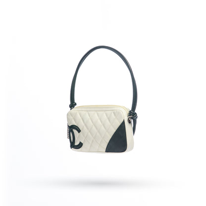Chanel Black and White Cambon Rectangular Quilted Mini