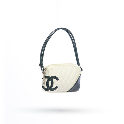 Chanel Black and White Cambon Rectangular Quilted Mini