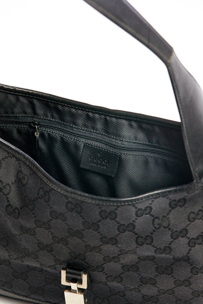 Gucci Black Monogram Jackie