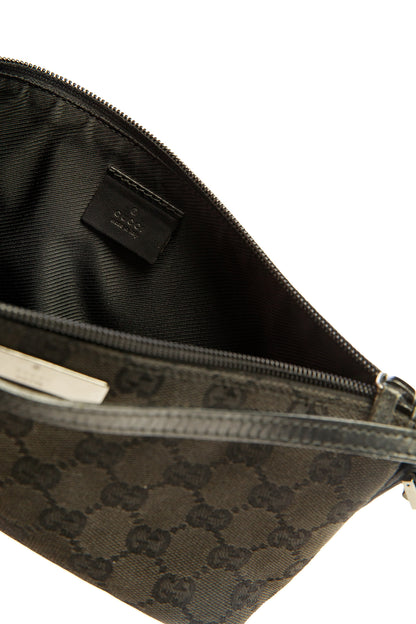 Gucci Black Monogram Mini Boat Pouchette