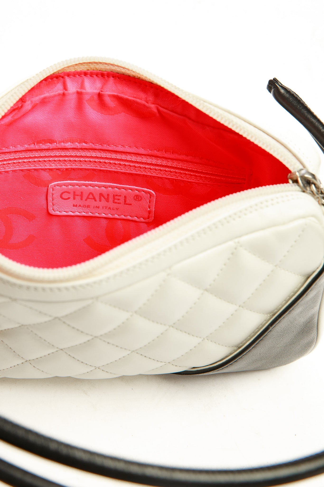 Chanel Black and White Cambon Rectangular Quilted Mini
