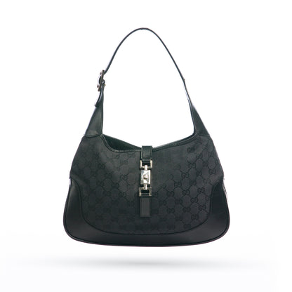 Gucci Black Monogram Jackie