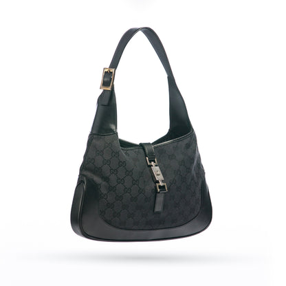 Gucci Black Monogram Jackie