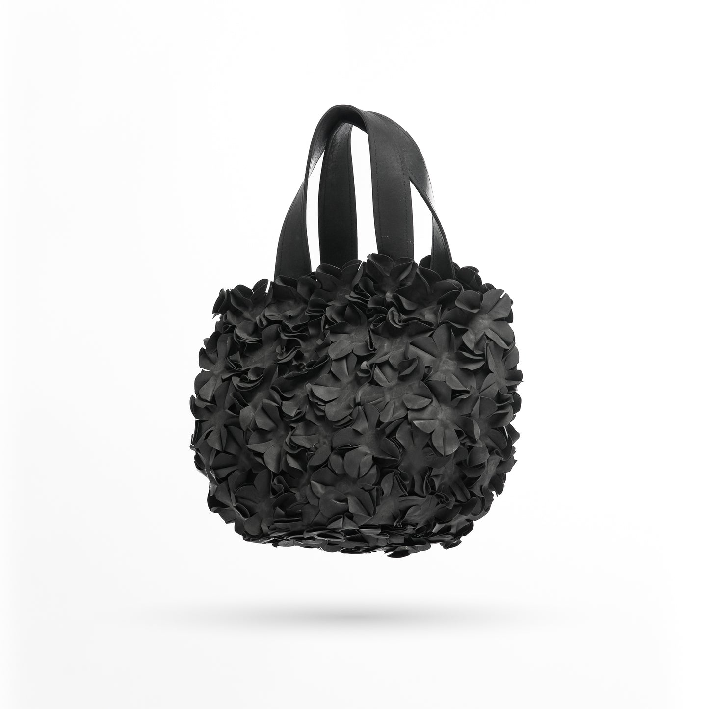 Commes Des Garçons Floral Rubber Bucket Bag