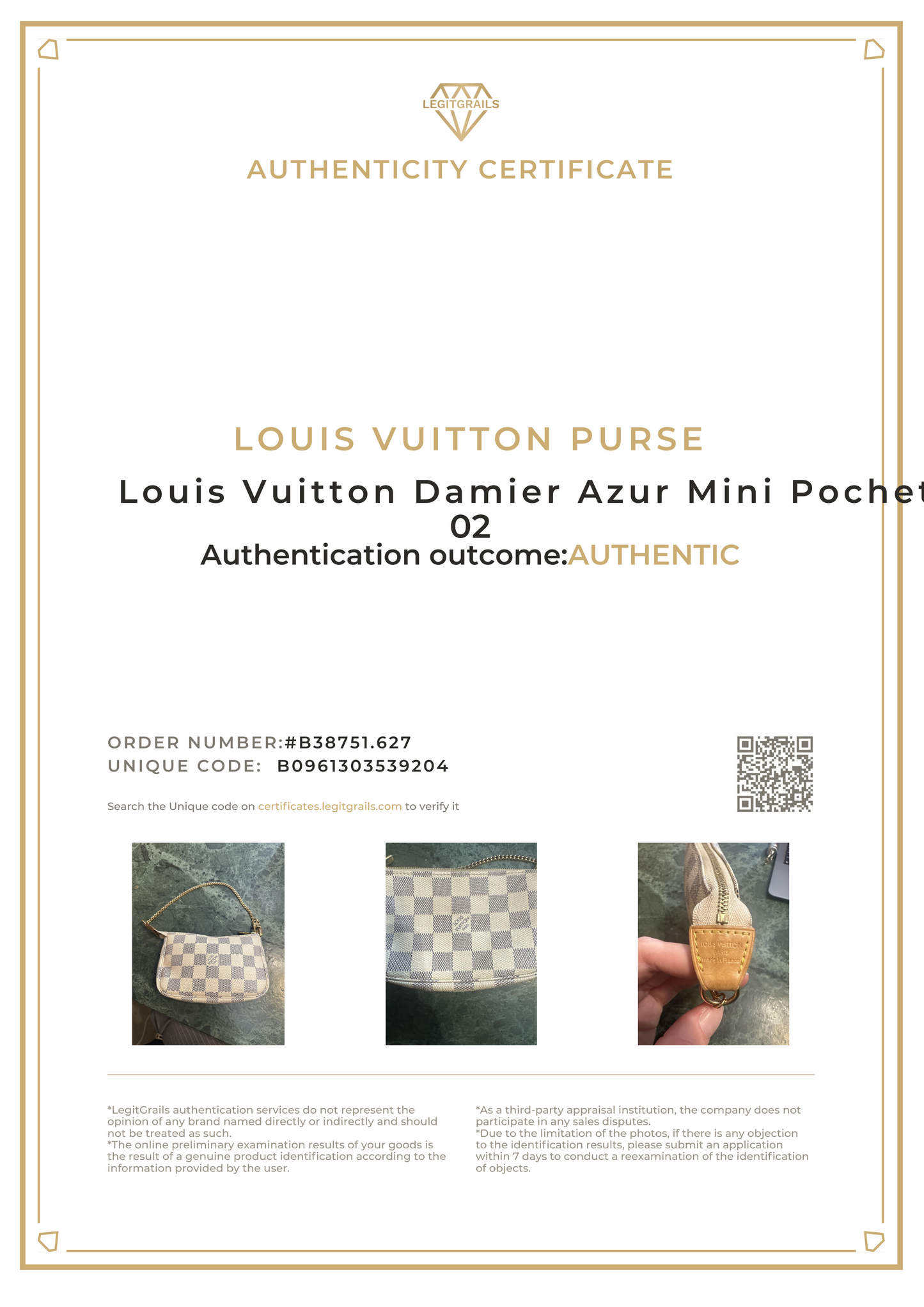 Louis Vuitton Damier Azur Mini Pochette 02
