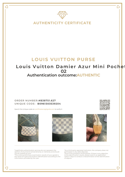 Louis Vuitton Damier Azur Mini Pochette 02