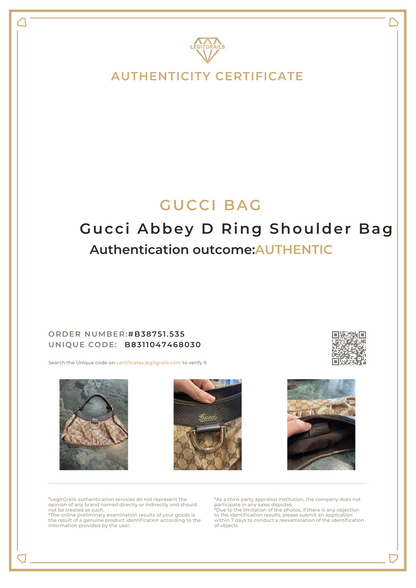 Gucci Abbey D-Ring Shoulder Handbag